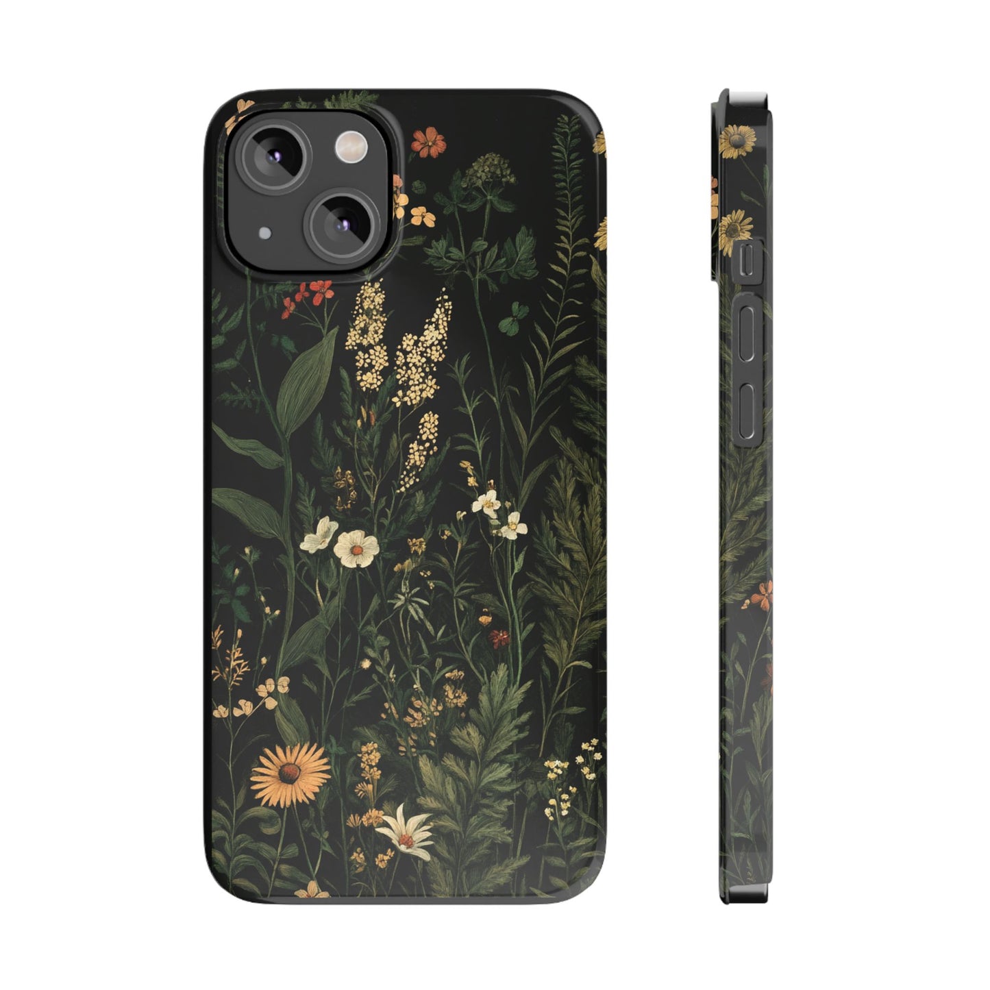 Floral Slim Phone Case - Nature Inspired Design for Plant Lovers - CoolCollectiveCo