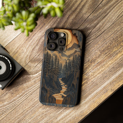 Nature-Inspired Slim Phone Case - Adventure Awaits Design - CoolCollectiveCo