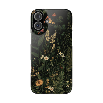 Floral Slim Phone Case - Nature Inspired Design for Plant Lovers - CoolCollectiveCo