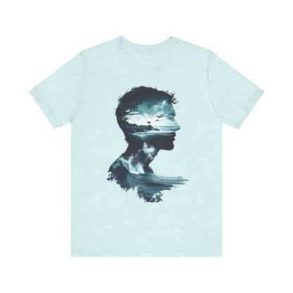 Ocean Sunset Silhouette Unisex Jersey Tee - Perfect for Nature Lovers - CoolCollectiveCo