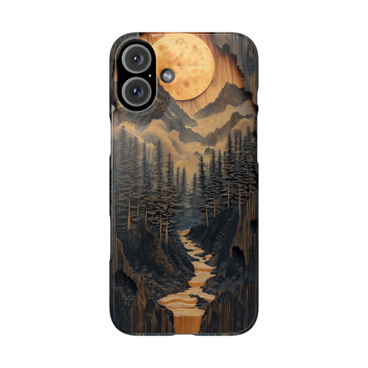 Nature-Inspired Slim Phone Case - Adventure Awaits Design - CoolCollectiveCo