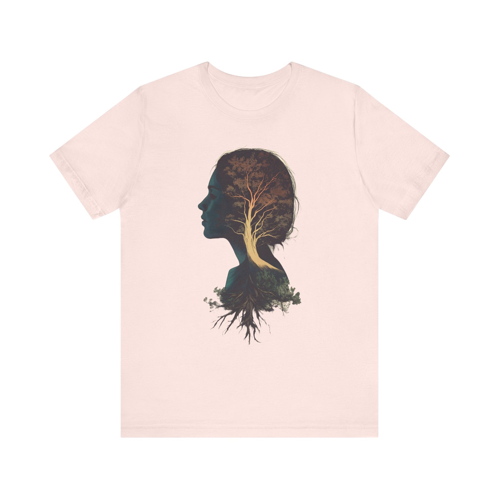 Free Spirited Nature-Inspired Unisex Jersey Tee - Rooted in Growth Design - CoolCollectiveCo