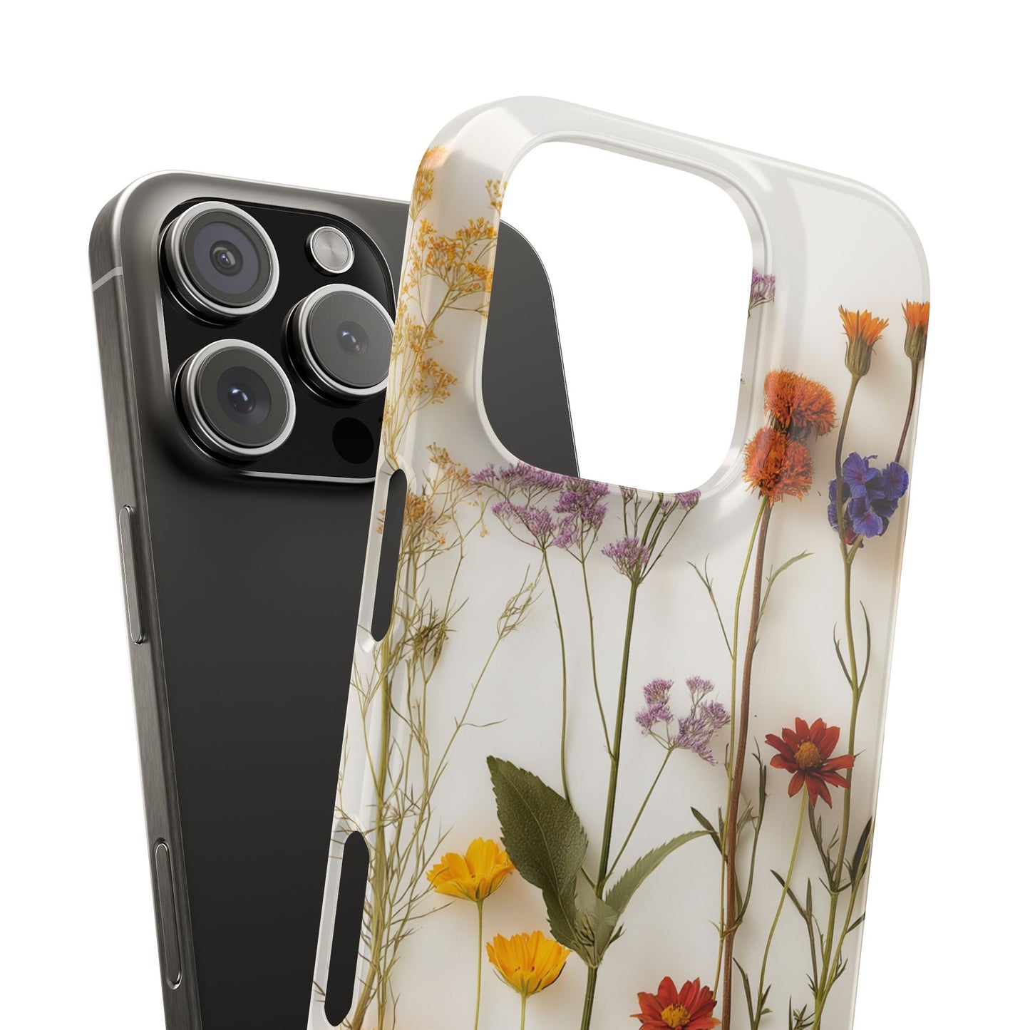 Flower Slim Phone Cases - CoolCollectiveCo