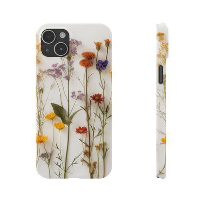 Flower Slim Phone Cases - CoolCollectiveCo