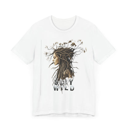 Be Wild Unisex Jersey Short Sleeve Tee - Nature-Inspired Graphic Tee - CoolCollectiveCo