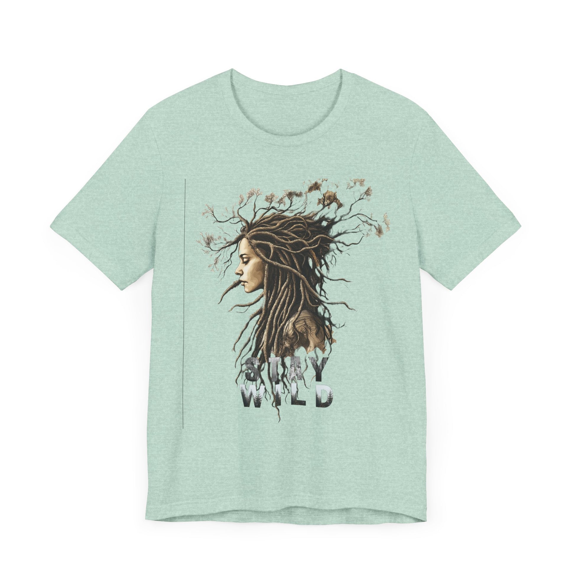 Be Wild Unisex Jersey Short Sleeve Tee - Nature-Inspired Graphic Tee - CoolCollectiveCo