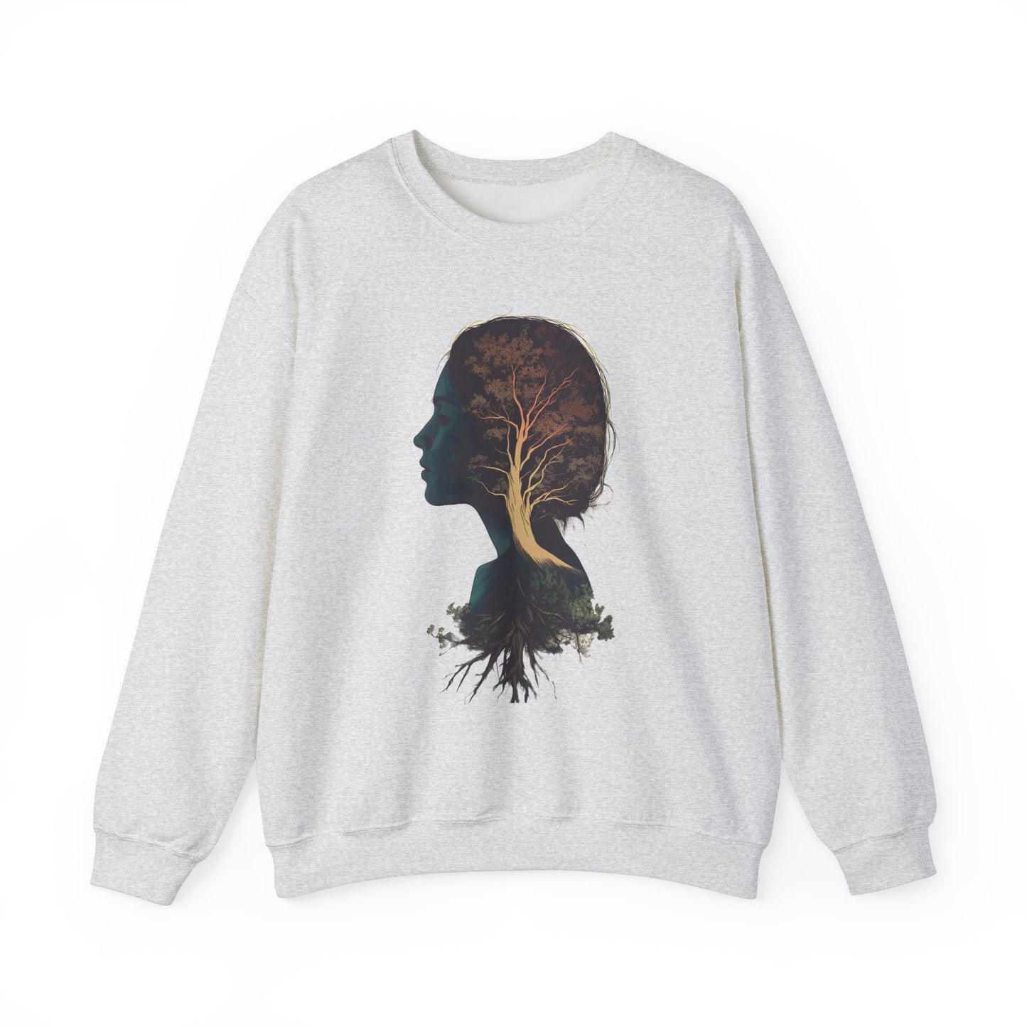 Free Spirited Nature-Inspired Unisex Heavy Blend™ Crewneck Sweatshirt - CoolCollectiveCo