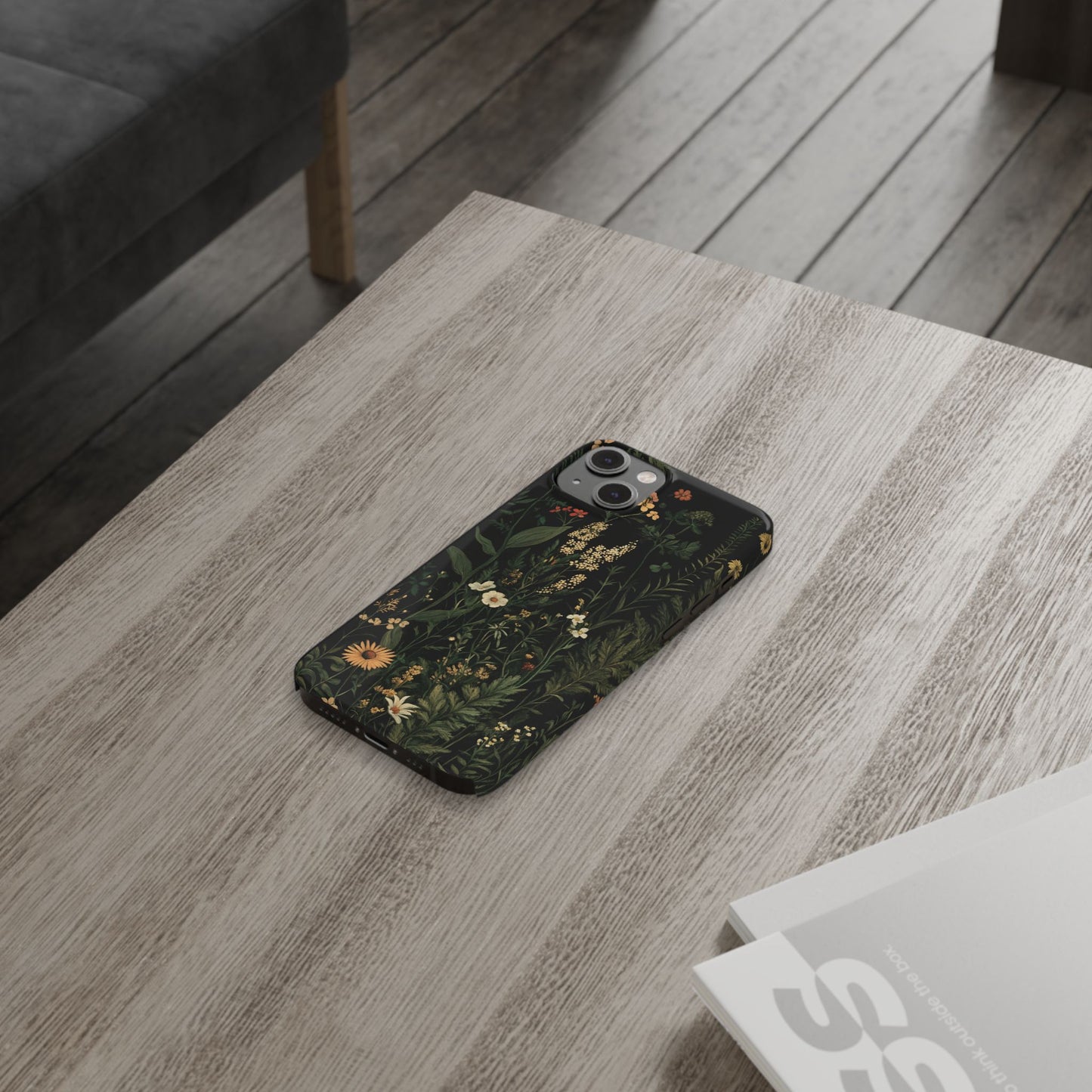 Floral Slim Phone Case - Nature Inspired Design for Plant Lovers - CoolCollectiveCo